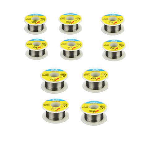 10 x 0.3mm 50g tin lead soldering solder wire rosin core tin(sn) lead(pb) 63/37 for sale