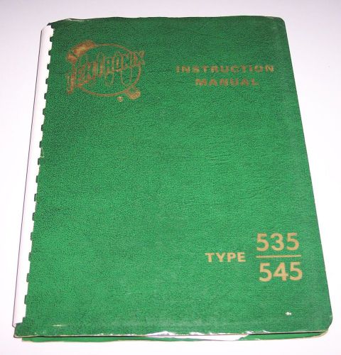 Tektronix type 535 545  instruction manual for sale