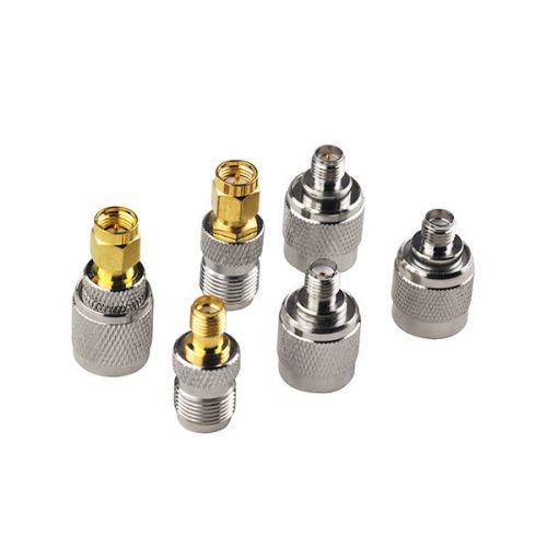 6 types of sma to tnc connector adapter kit straight coaxial connector adapter for sale