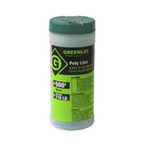 Greenlee Textron 430-500 Poly Twine Fish Pull Line 500&#039; 210LB Strength