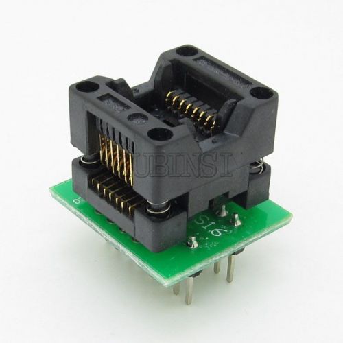 1x 16 pin SOP16 SOP 16 to DIP16 Programmer Adapter Socket Module