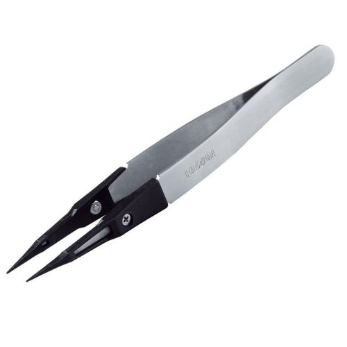 HOZAN Tool Industrial CO.LTD. ESD Tip Tweezers P-611-S Brand New from Japan