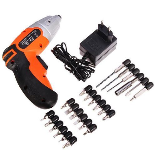 4.8v 25pcs built-in compact cordless electric screwdriver 180rpm for sale