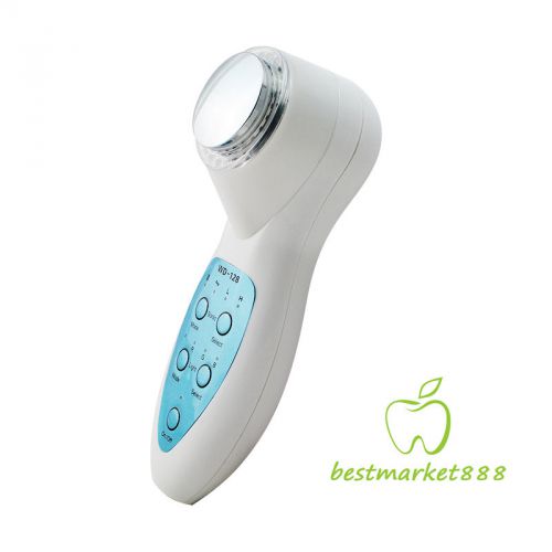Ultrasound facial skin care therapy portable 7 color 3mh led photon ultrasonic+a for sale