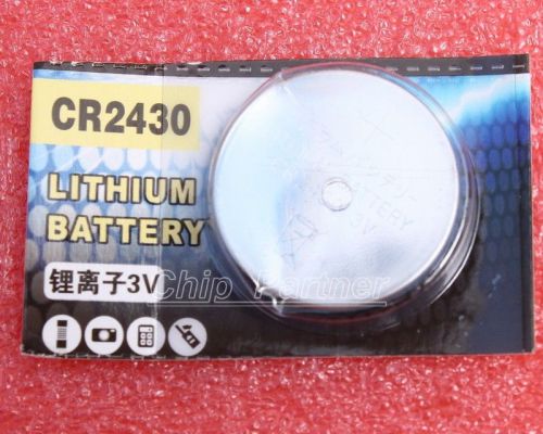 2pcs 3v cr2430 button batteries li battery for car remote control for sale