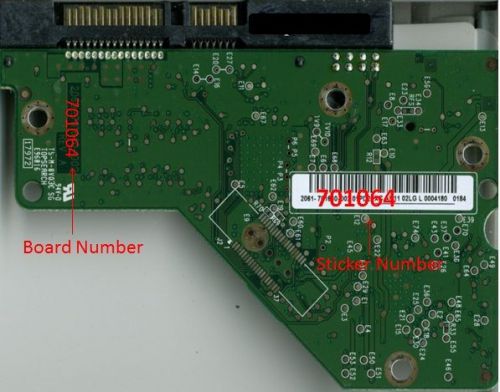 WD 1.5TB WD15EADS-11P8B2, 2061-701640-407 01PD2  PCB+ firmware transfer