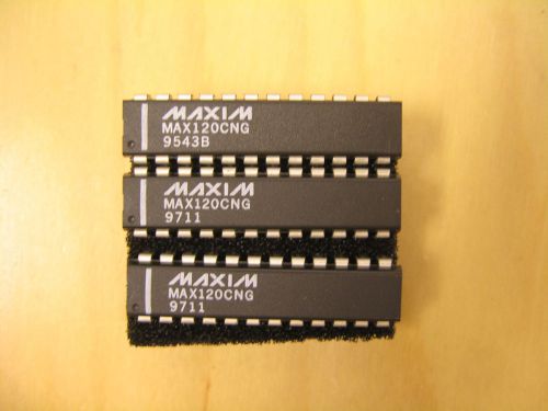 1x Maxim MAX120CNG High Speed ADC MAX120 Parallel Bus w/Track Hold Reference