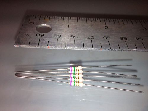 7.5 ohm 1/4 watt @5% Tolerance resistor (5 pack)
