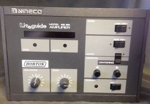 Nireco liteguide model ae50-2/h web guide amplifier horton controller ae-50 for sale