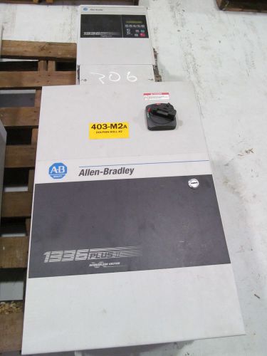 Allen Bradley 1336 Plus II 7.5 HP Drive 1336F-BRF75-AA-EN-L6 With Bypass 1336F
