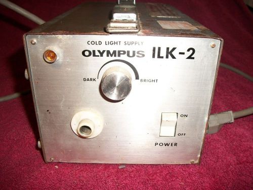 OLYMPUS AERONAUTICS MODEL ILK-2 COLD LIGHT SUPPLY TYPEH1 50E USED