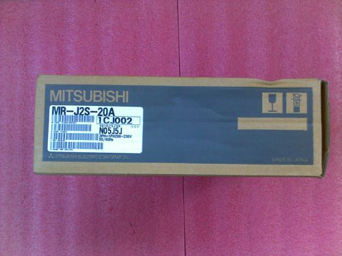New in box mitsubishi ac servo amplifier mr-j2s-20a ( mrj2s20a ) for sale