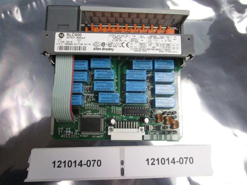 Allen Bradley SLC500 1746-OW16 Ser C Output Module Tested Guaranteed