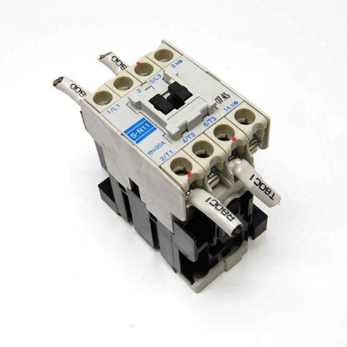Mitsubishi electric s-n11 magnetic contactor 20a continuous 14-12awg for sale