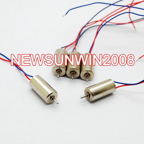 5pcs 6x12mm coreless dc motor 3v-4.5v high speed for helicopter model aircraft for sale