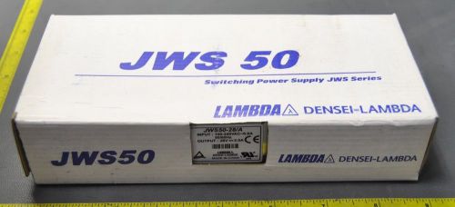 NEW LAMBDA 28V 2A  POWER SUPPLY JWS50 JWS50-28/A (S2-2-203E)