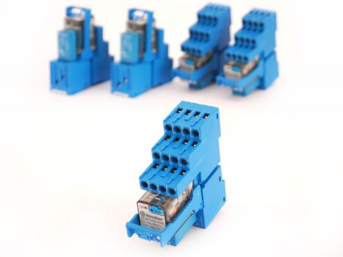 5x finder 94.04 screw terminal socket+55.34.9.024.0040 relay+9902.9024.99 diode for sale
