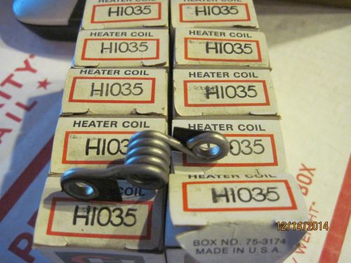 LOT OF 10 CUTLER HAMMER  H 1035  , C&amp;H 1035 HEATER COILS
