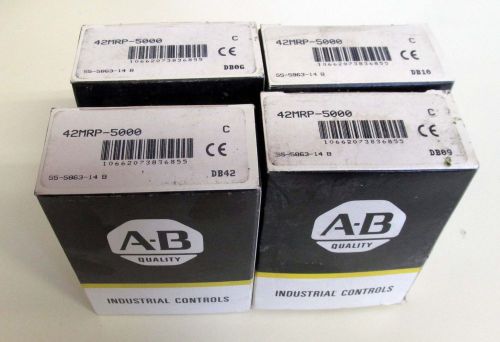 Allen bradley photoswitch diffuse photohead 42mrp-5000 series c nib lot of 4 for sale