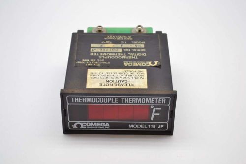 OMEGA 115-J-F 4 DIGIT THERMOCOUPLE THERMOMETER 117/230V-AC CONTROLLER B416579