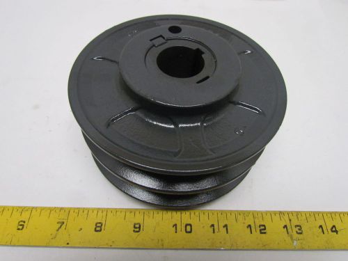 2VP56X 2 Groove Variable Pitch Pulley Sheave 1-1/8&#034; Bore 3L,4L,5L,A,B Belt