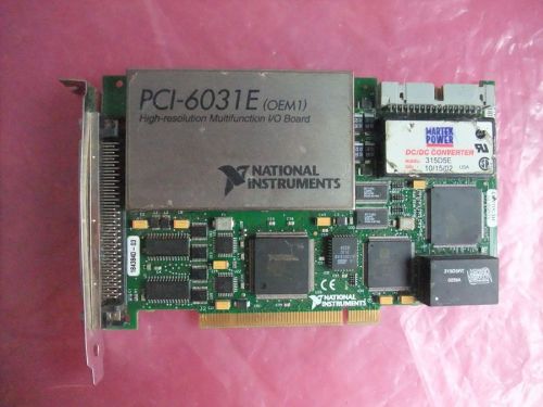 National Instruments NI PCI-6031E Card