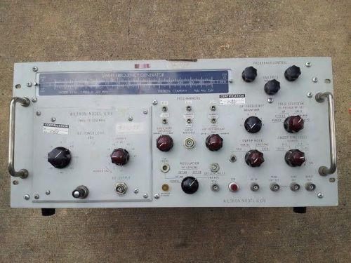 Wiltron 610BSwept Frequency Generator with 6106 Plugin 1MHz to 300MHz