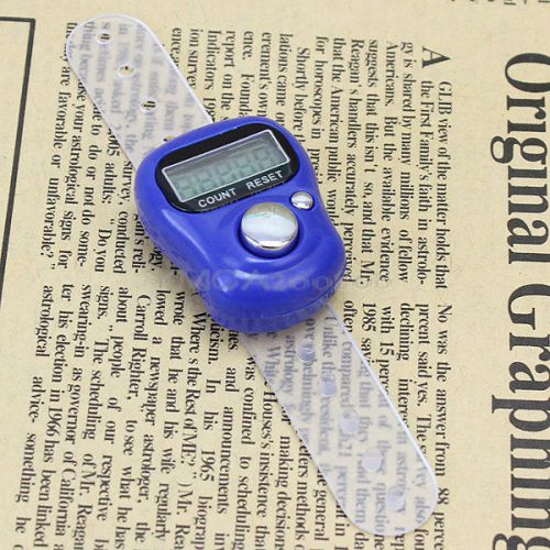 1 Piece Mini Digit Electronic Digital Finger Hand Ring Tally Counter Plastic