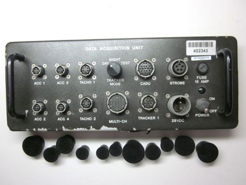 Military data acquisition unit front panel jacks switches fuse parts works 7.0 for sale