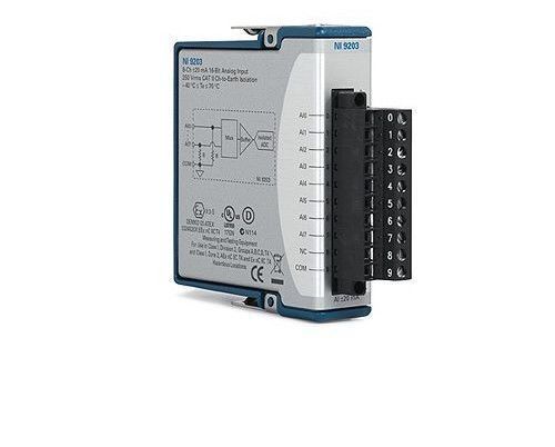 National instruments ni 9203 ±20 ma, current analog input, 200 ks/s, 8 ch module for sale