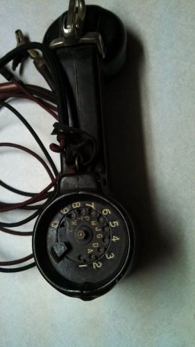 VINTAGE WESTERN ELECTRIC BELL SYSTEM LINEMAN&#039;S PHONE LINE TESTER BUTT SET