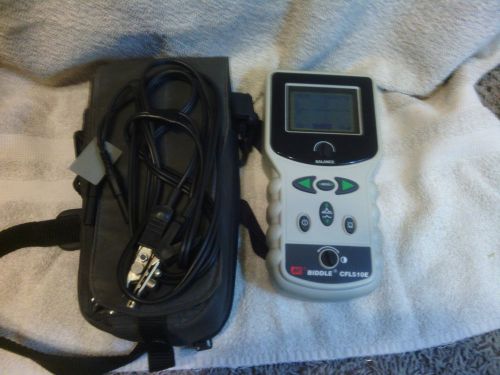 Avo biddle (megger) cfl510e cable fault locator w/case and test clips for sale