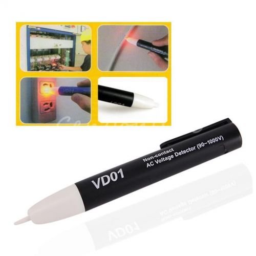 LED 90~1000V Non-Contact AC Electric Voltage Detector Sensor Tester Pen Stick