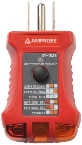 NEW Amprobe ST-102B Socket Tester with GFCI
