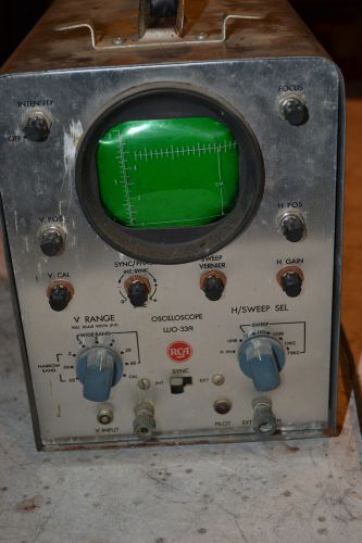 Vintage  RCA Oscilloscope Model WO 33A Ham Radio TV  Test Equipment