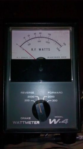 Drake wattmeter model w-4