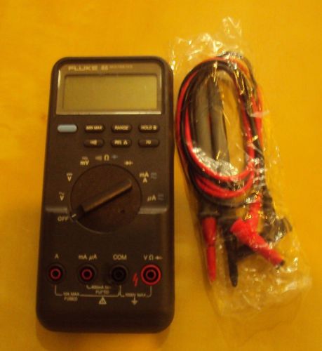 Fluke 85 multimeter  calibrated with probes for sale