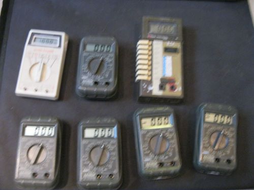 Lot of  Manual Multimeters-Extech Instruments (C3)