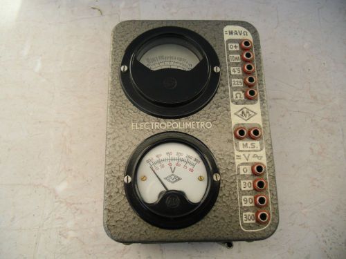1947 rare vintage or antique electropolimetro tester multimeter voltage ohmmeter for sale