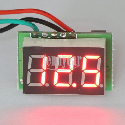Ultra Small 0.36&#034; Red LED DC 0-100V Digital Voltmeter Voltage Volt Panel Meter