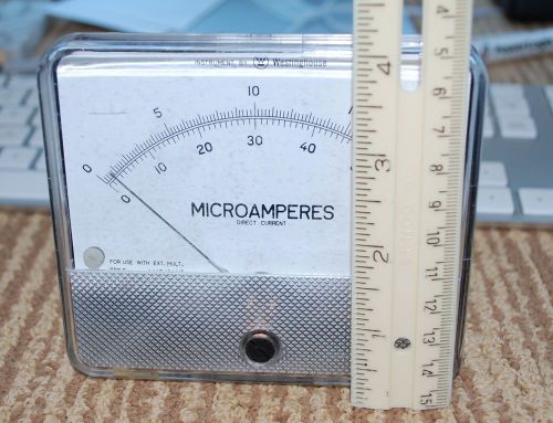 Vintage Westinghouse Microamperes Panel Meter L-9371