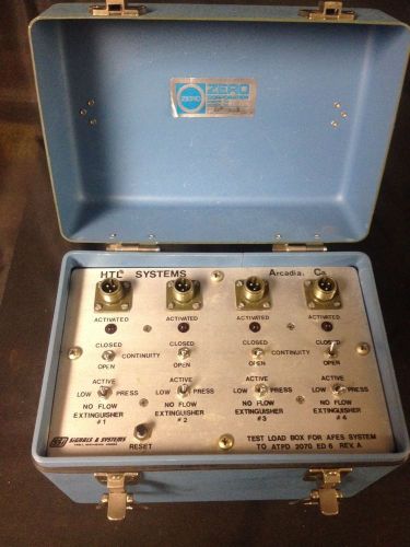 Signals &amp; Systems SSI Test Load Box AFES System Zero Corporation ZIP 805 ATDP