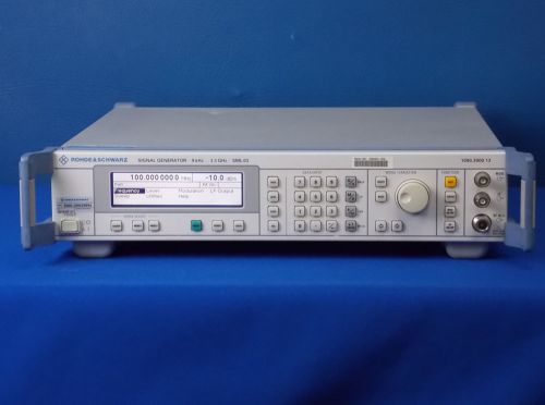 Rohde &amp; Schwarz R&amp;S SML03 Signal Generator,9 kHz - 3.3 GHz
