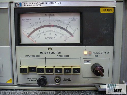 Agilent hp 8413a phase-gain indicator  id #23939 test for sale