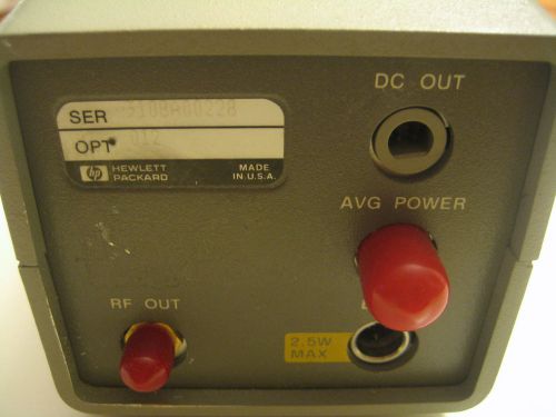 HP Agilent 83411C Optical to Electrical 300K to 6GHz Opt. 12