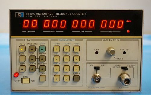 Agilent HP 5342A Microwave Frequency Counter Options 001/011