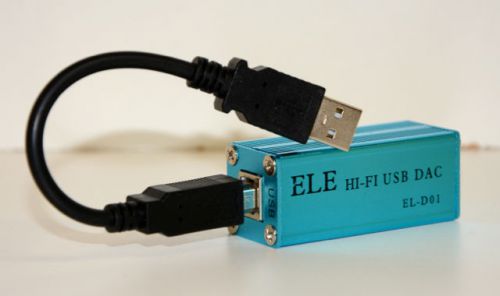 MINI HI-FI USB DAC Audio Sound Card PCM2704 Audio Amplifier Decoder Blue
