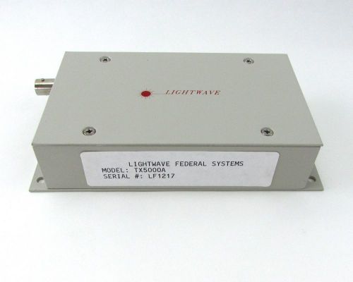Lightwave TX5000A RF Transmitter BNC/Female Connector =NOS=