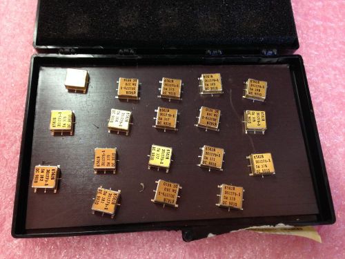 Lot of (18) Remec 65628 303279-1 Microwave Gold Plated RF