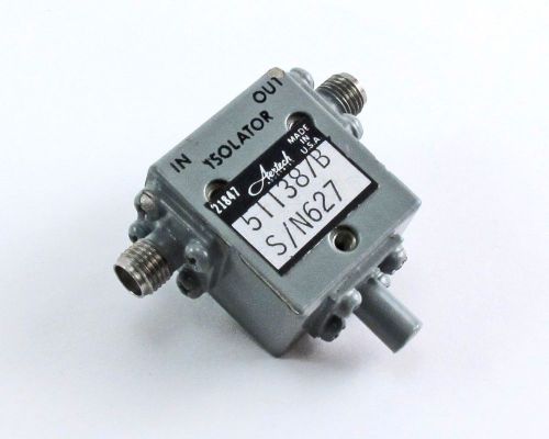 Aertech 511387B RF Isolator AMF-5892 - 20 dB, 7 to 8.5 GHz